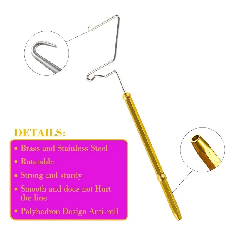 Fishing Lure Kit - Stainless Steel Fly Tying Tool Whip