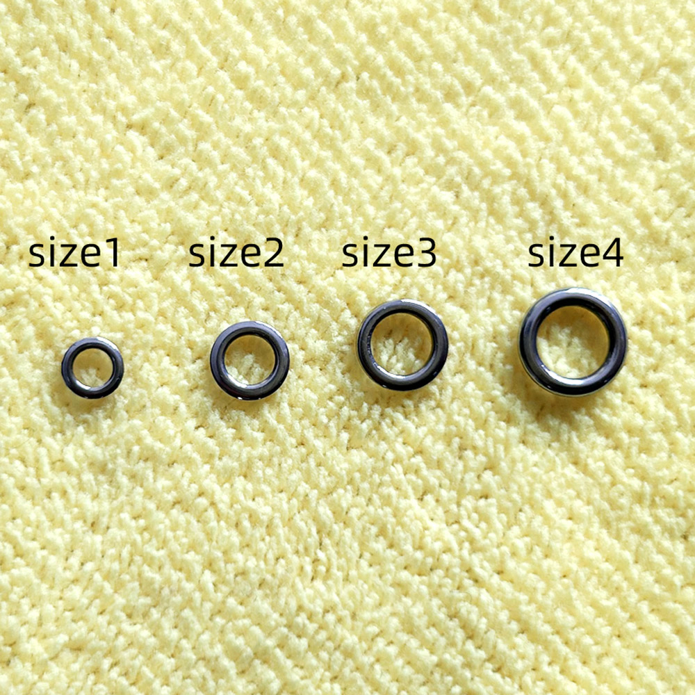 DNDYUJU 50pcs Fishing Solid Ri - Fishing Lure Accessories のレビューと価格