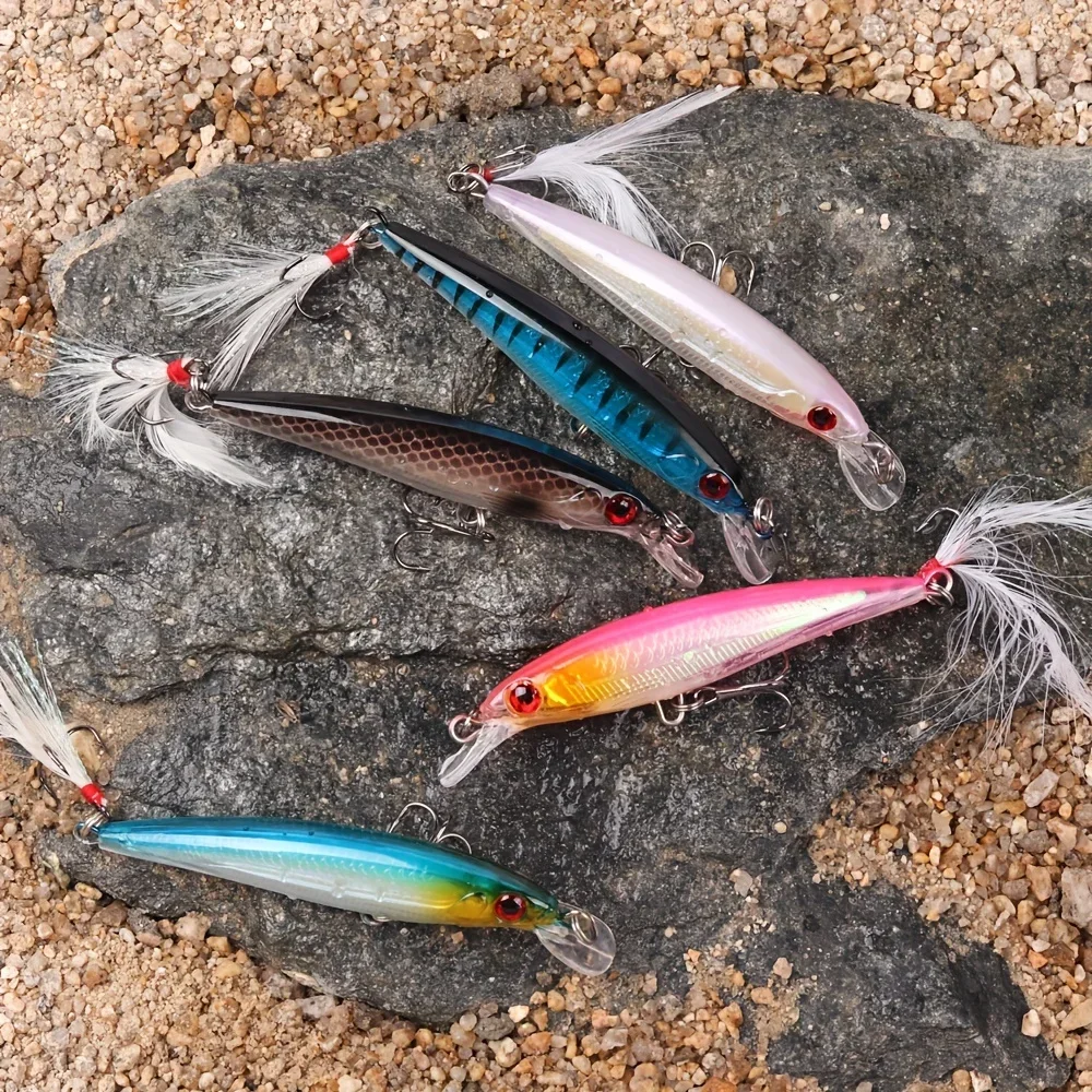 Laser 3D Eyes Bionic Minnow Fi - Fishing Lure Box のレビューと価格