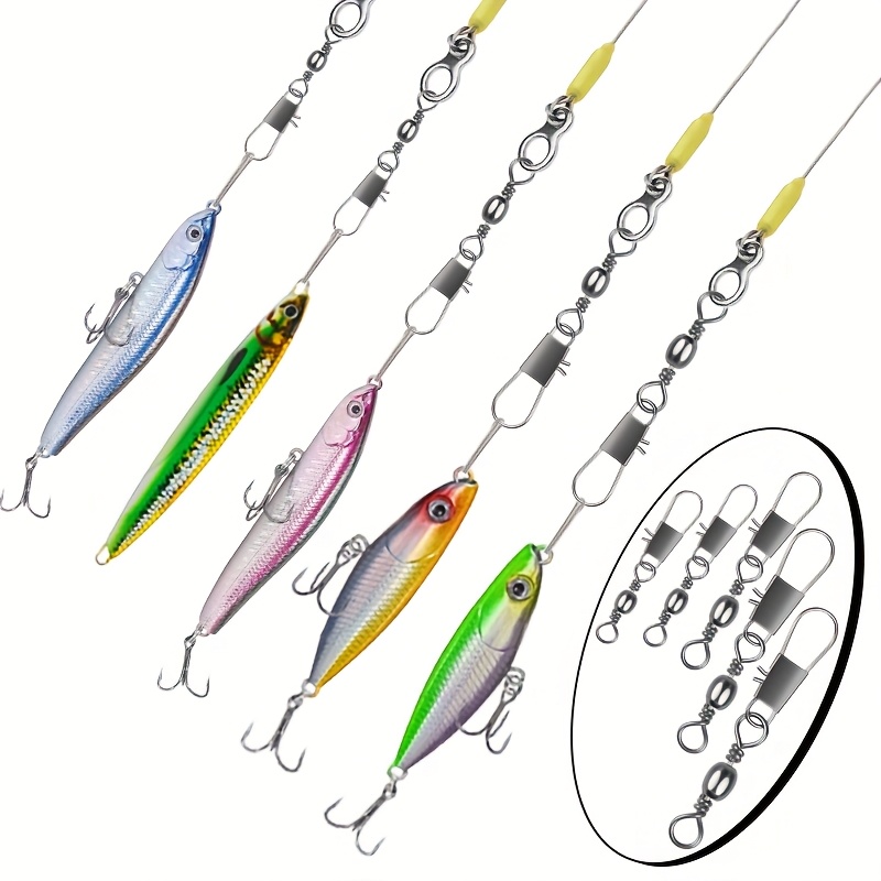 50Pc/box Stainless Steel Swive - Fishing Lure Box のレビューと価格