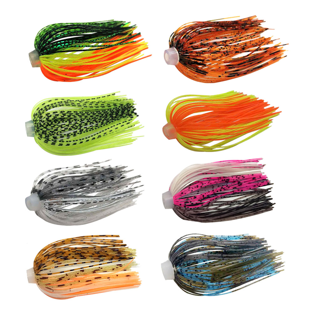 5 pcs/lot 88 Strands 64mm Sili - Fishing Lure Buzzbait のレビューと価格