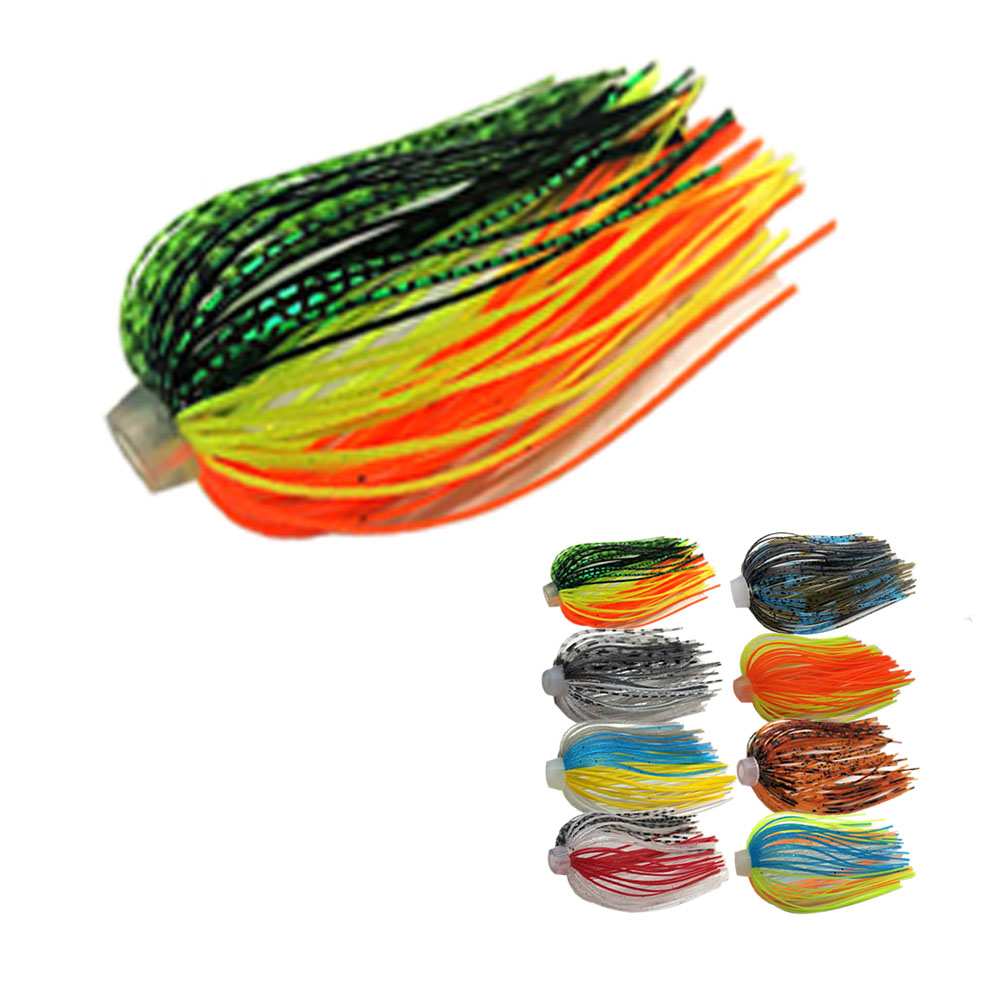 5 pcs/lot 88 Strands 64mm Sili - Fishing Lure Buzzbait のレビューと価格
