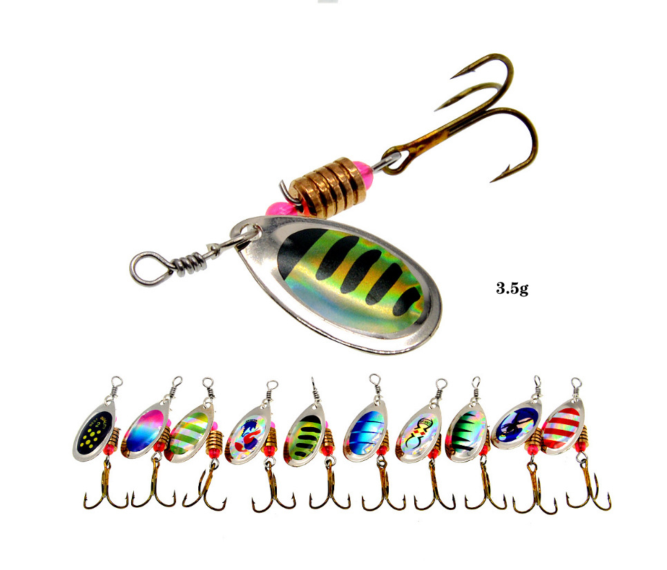Newest Metal Spoon Spinner Fis - Fishing Lure Soft Plastic のレビューと価格