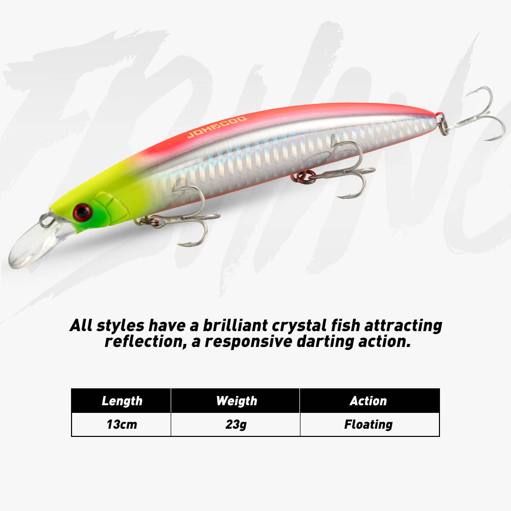 Johncoo Fishing Lure Jerkbait  - Fishing Lure Jerkbait のレビューと価格