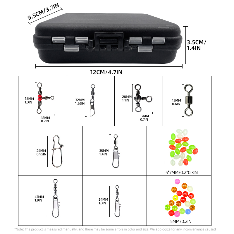 ShareShark 140Pcs fishing acce - Fishing Lure Kit のレビューと価格