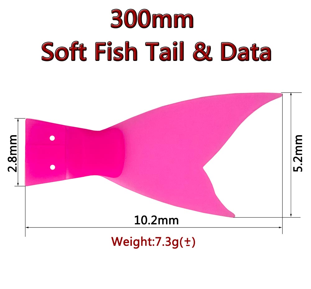 6PCS 300mm Jointed Bait Spare  - Fishing Lure Popper のレビューと価格