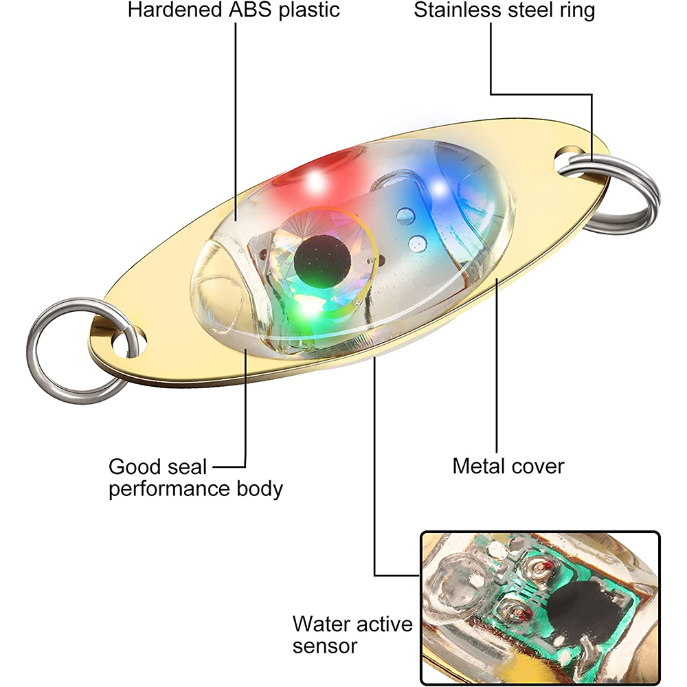 PRO BEROS LED Fishing Deep Dro - Fishing Lure Spoon のレビューと価格