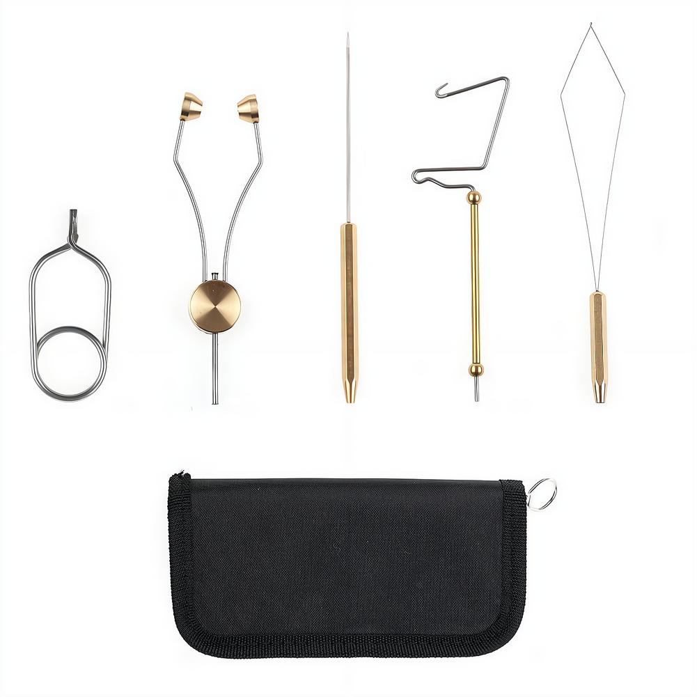 5 In 1 Fly Tying Tools Kit Fly - Fishing Lure Kit のレビューと価格