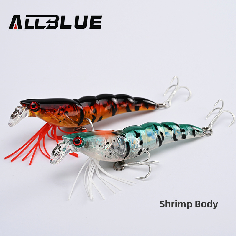 ALLBLUE 3D Flash Shrimp 70mm 7 - Fishing Lure Buzzbait のレビューと価格