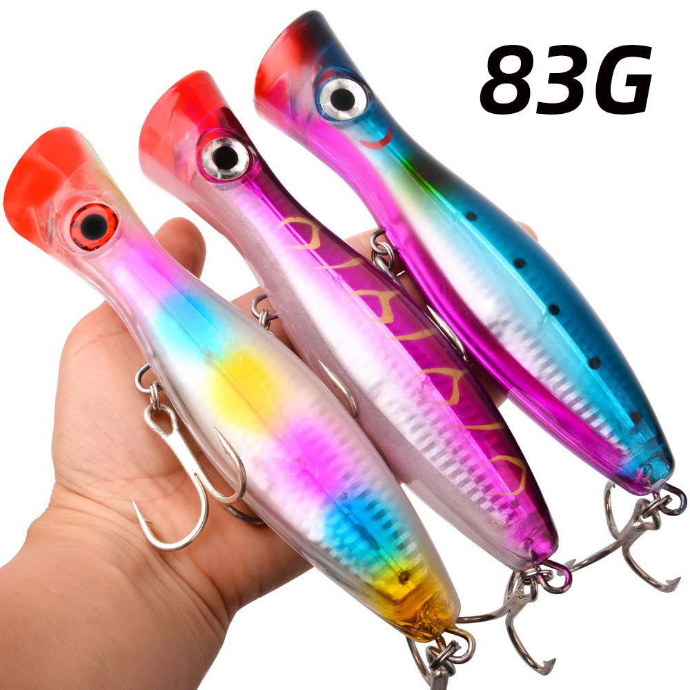 1pc 43g/83g Big Popper Floatin - Fishing Lure Popper のレビューと価格