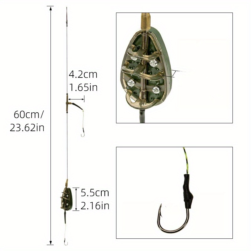 1pc Carp Fishing Feeder Kit Fe - Fishing Lure Kit のレビューと価格