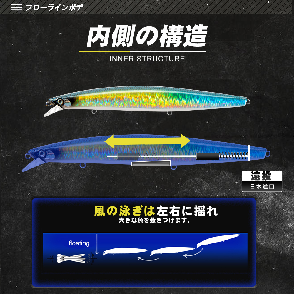 D1 Sea Fishing Lures 163mm 32g - Fishing Lure Topwater のレビューと価格