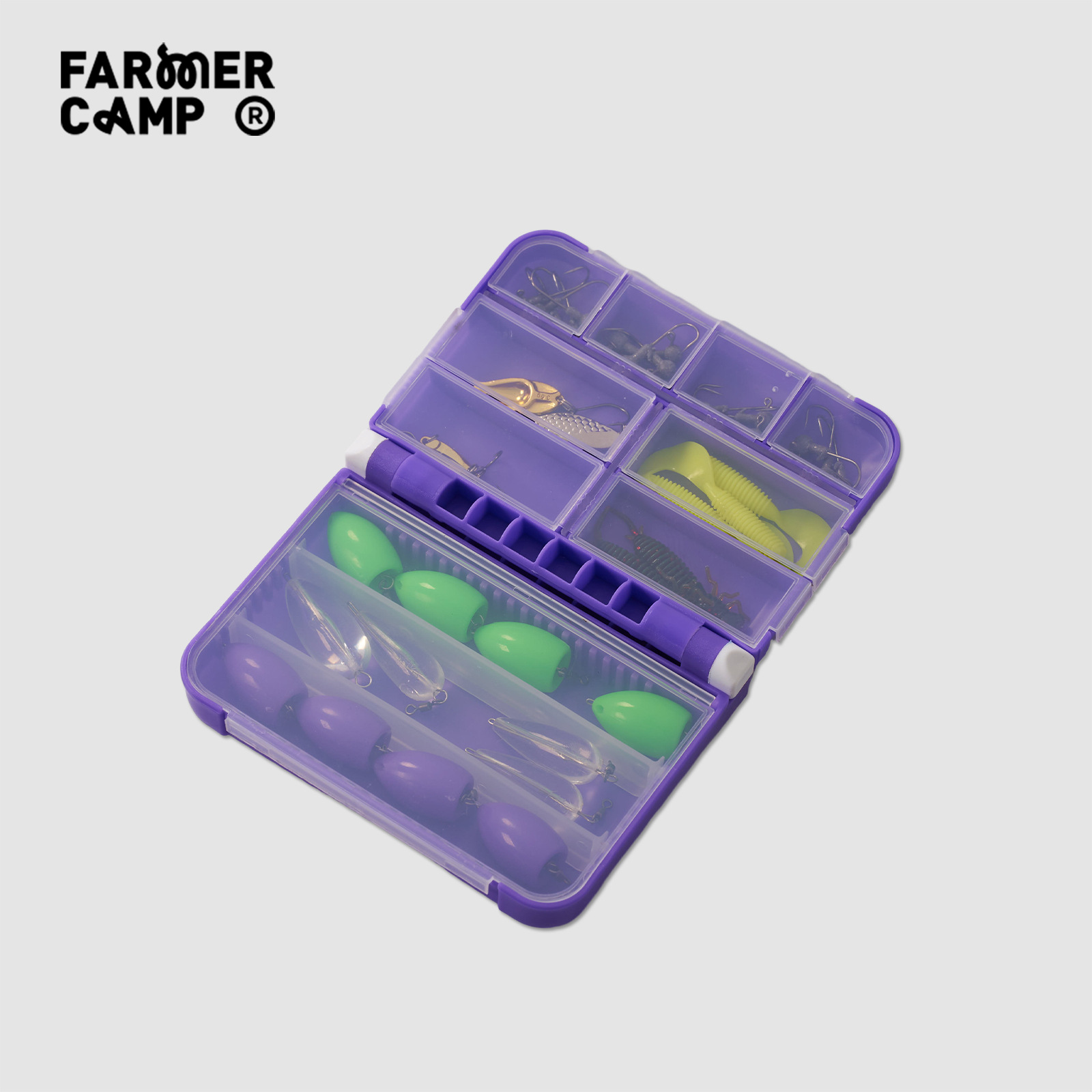 Portable Double Layer Fishing  - Fishing Lure Spoon のレビューと価格
