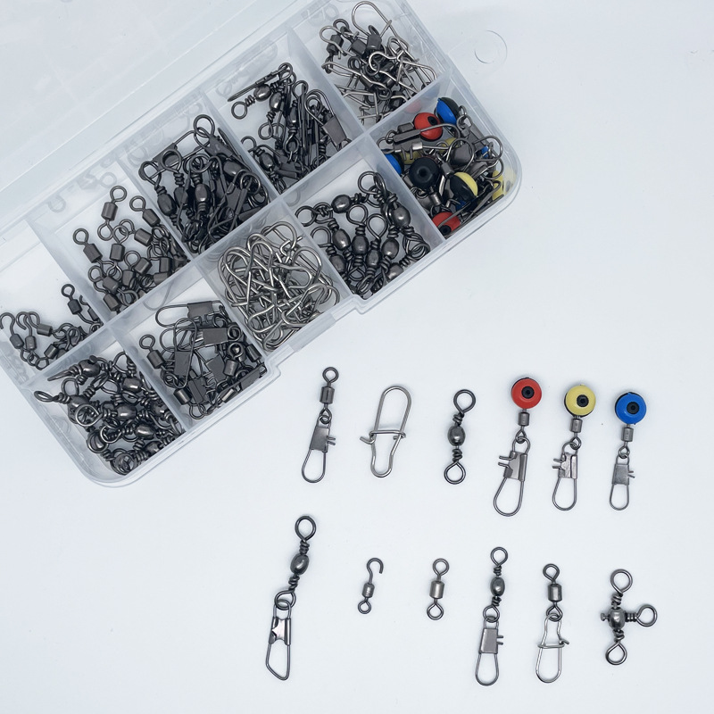 115pcs Fishing Swivel Connecto - Fishing Lure Kit のレビューと価格