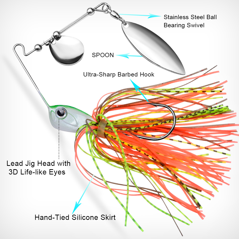 Proberos 10/14g spinner bait f - Fishing Lure Blade Bait のレビューと価格