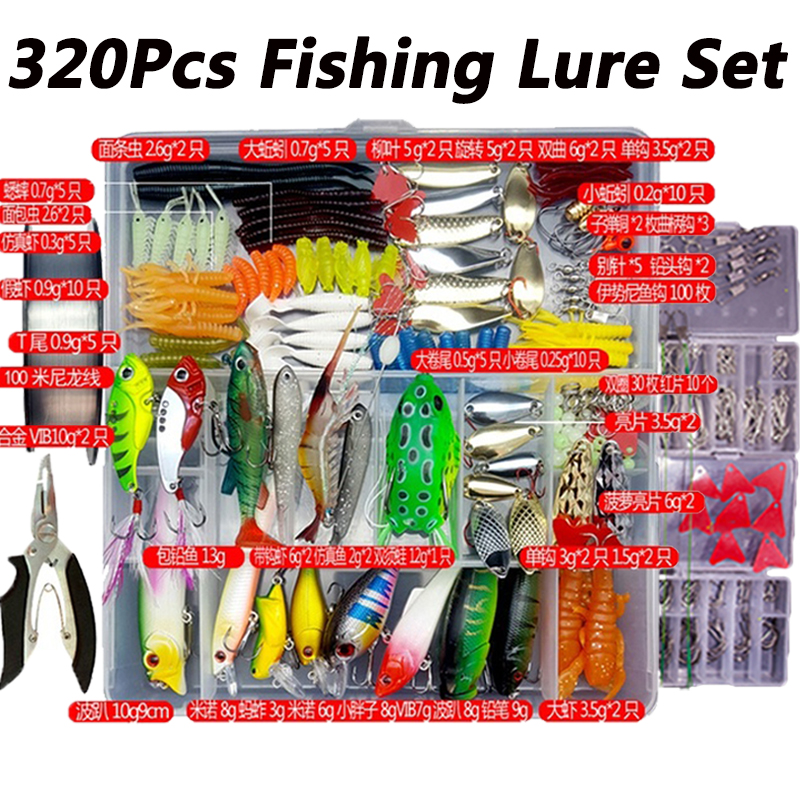 Fishing Lure Kit Soft and Hard - Fishing Lure Crankbait のレビューと価格