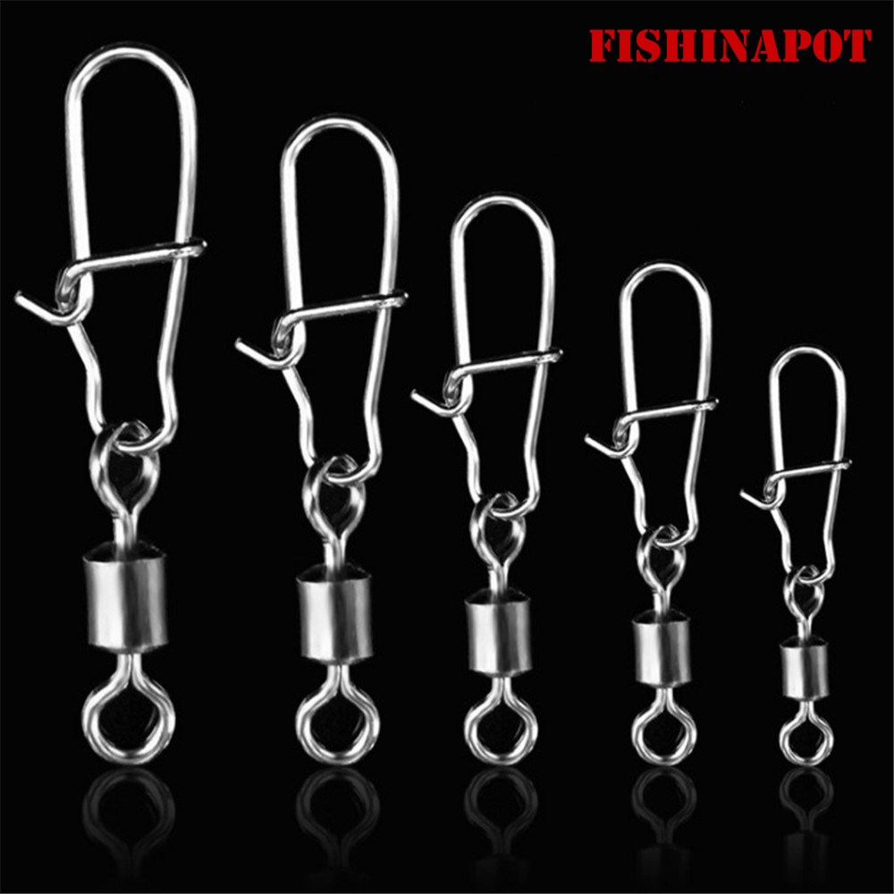 FISHINAPOT 30pcs/lot 2#-10# St - Fishing Lure Spinner のレビューと価格