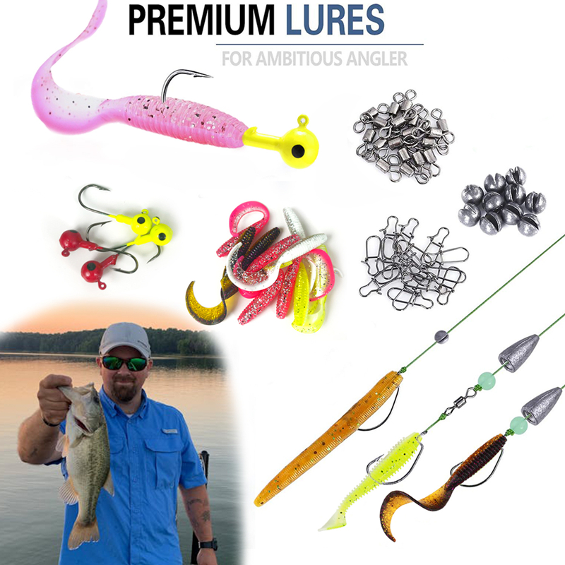 New 120PCS Fishing Lure Set So - Fishing Lure Kit のレビューと価格