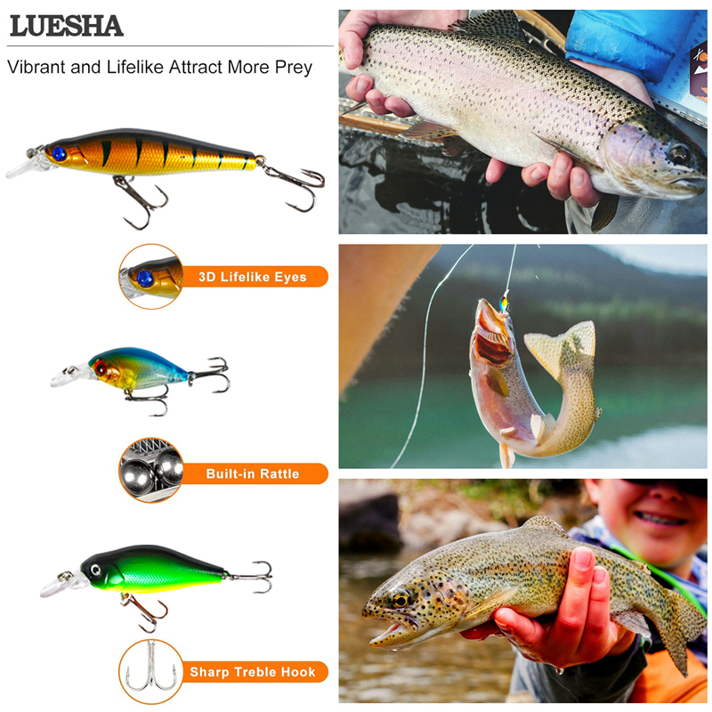 New 120PCS Fishing Lure Set So - Fishing Lure Kit のレビューと価格