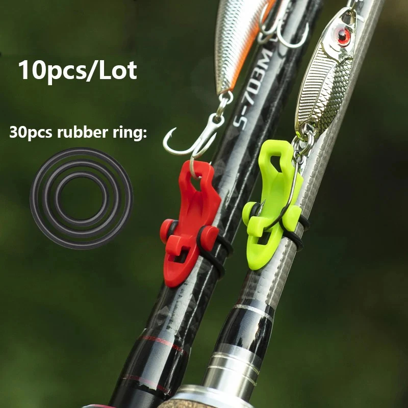 10pcs Fishing Rod Pole Hook Ke - Fishing Lure Jig のレビューと価格