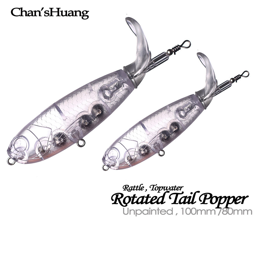 Chan’sHuang 20PCS Unpainted Bl - Fishing Lure Popper のレビューと価格