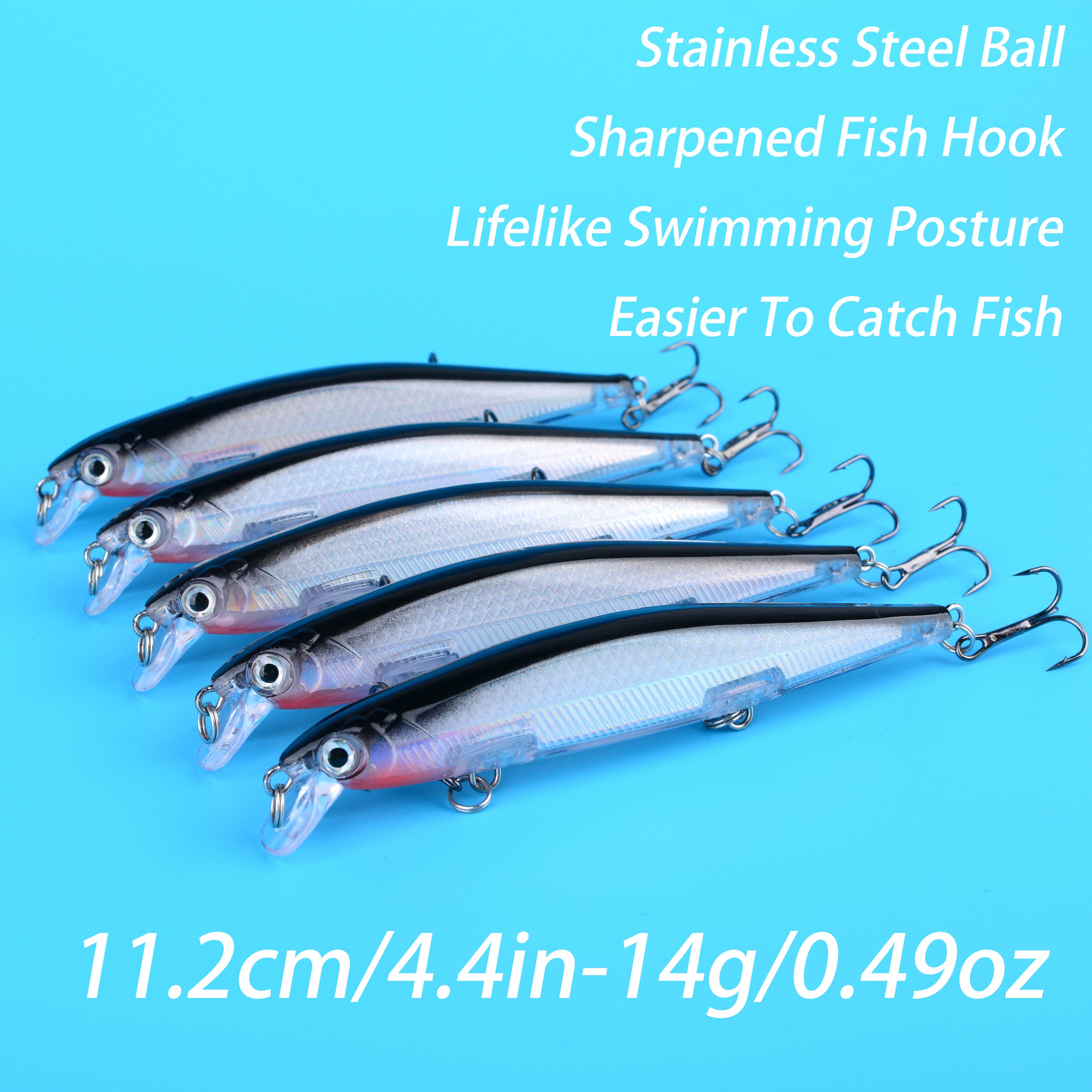 1PC Long Shot 11.2CM/14g Minno - Fishing Lure Crankbait のレビューと価格
