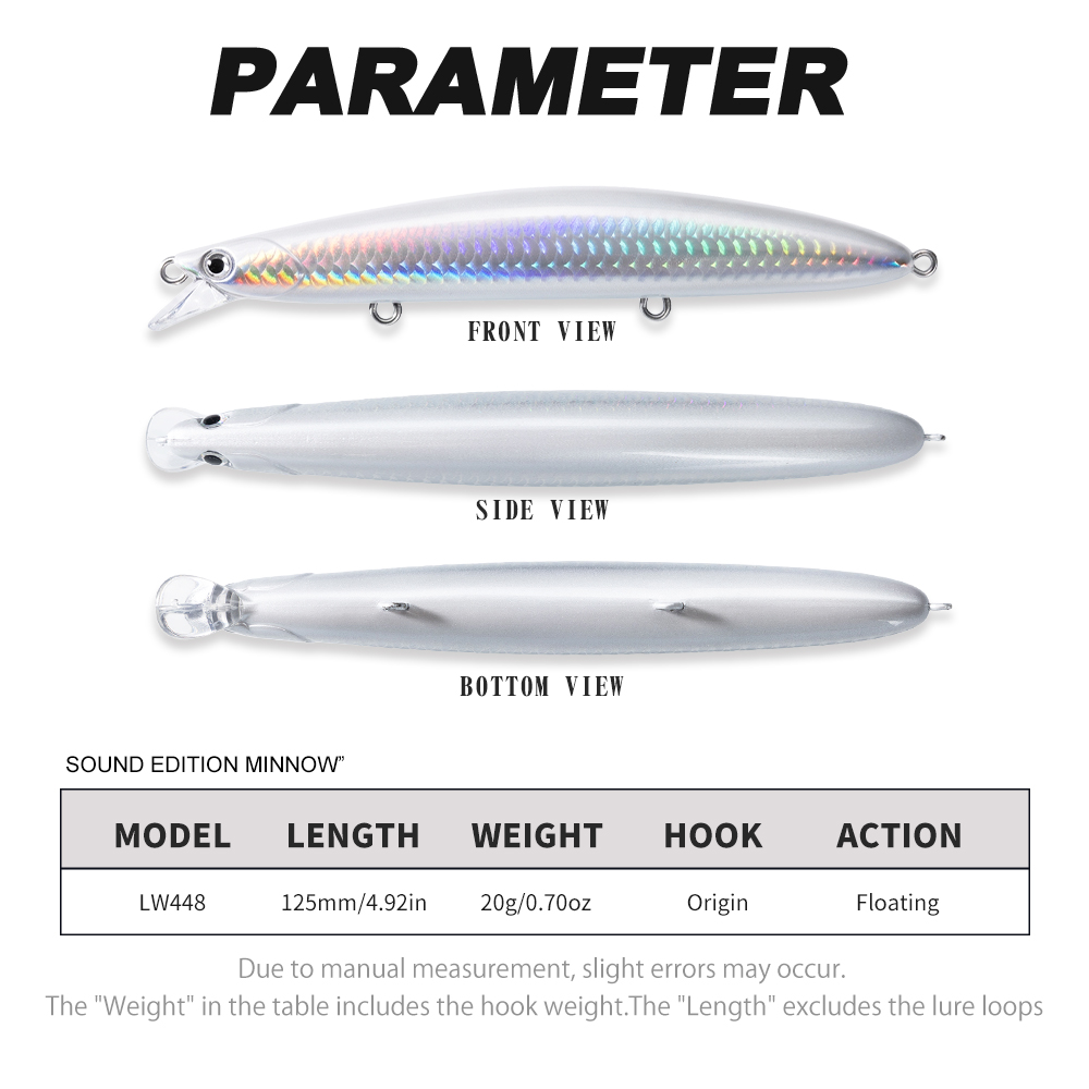 Hunthouse Sound Edition Minnow - Fishing Lure Jerkbait のレビューと価格