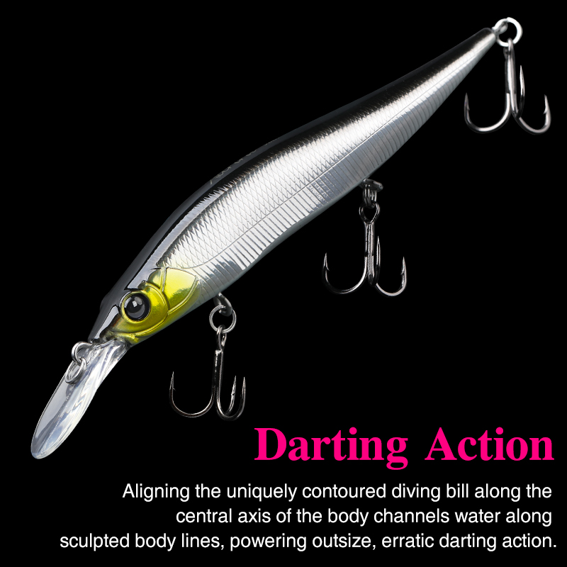 TSURINOYA  Suspending Minnow J - Fishing Lure Jerkbait のレビューと価格