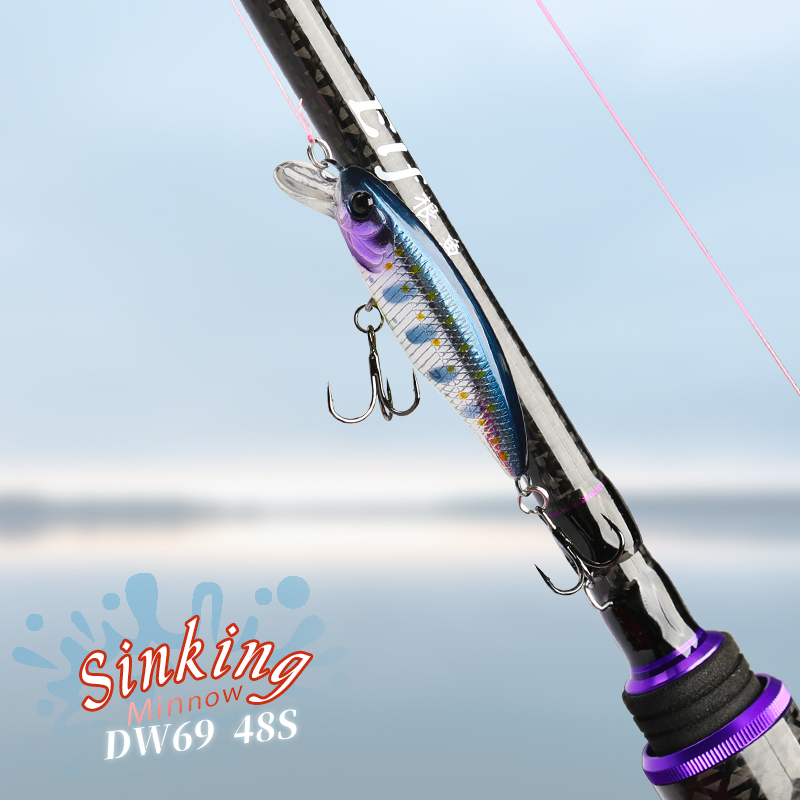 TSURINOYA Fishing Lure DW69 Si - Fishing Lure Jerkbait のレビューと価格