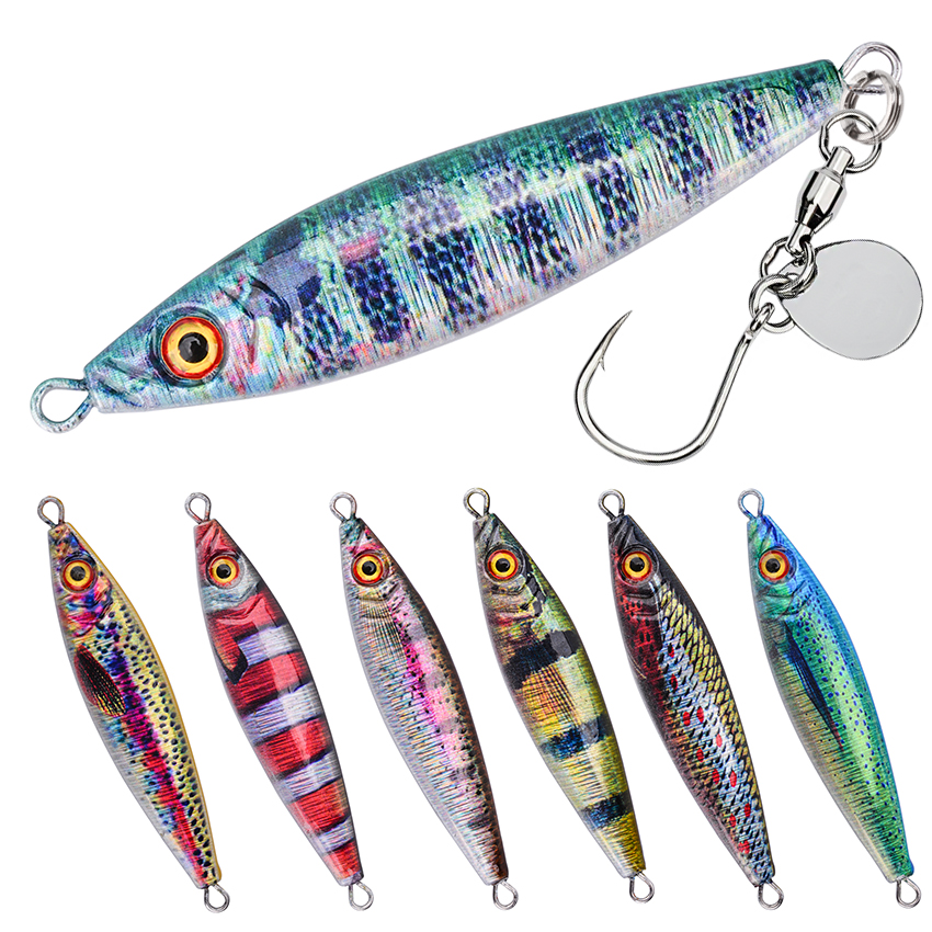 Metal Jig Lure With Spinning B - Fishing Lure Buzzbait のレビューと価格