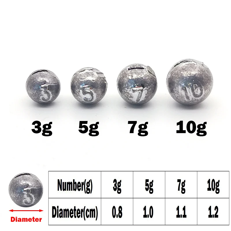 OUTKIT 10pcs/lot Lead Head Sin - Fishing Lure Accessories のレビューと価格