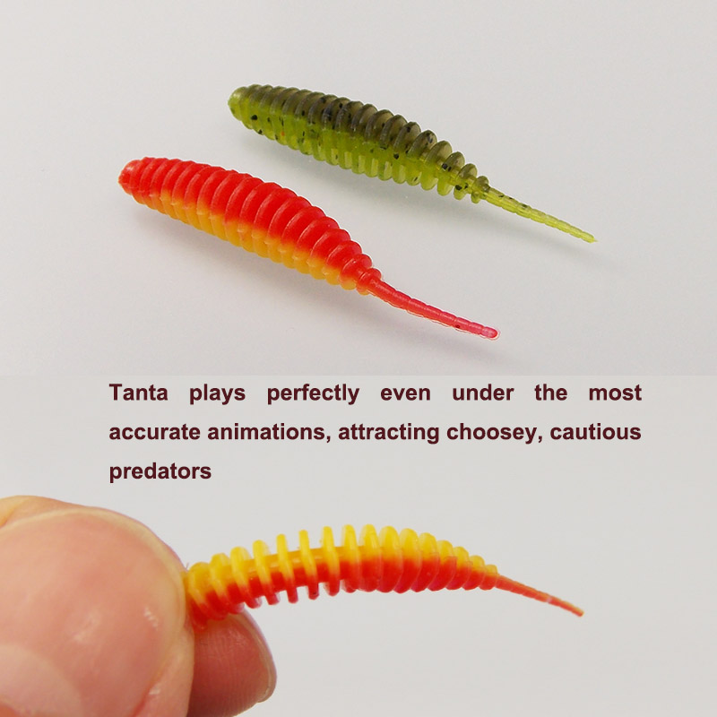 ESFISHING Fishing Tiny Worm Ba - Fishing Lure Soft Plastic のレビューと価格