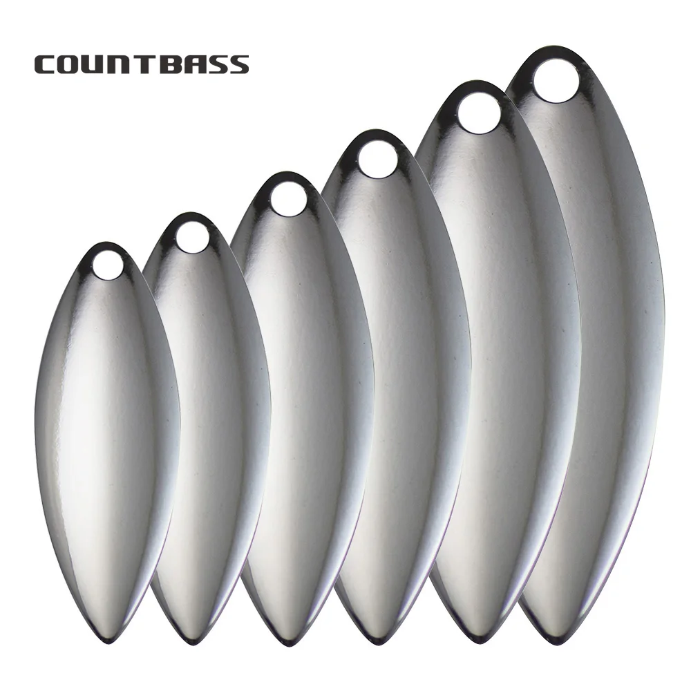 Countbass 50pcs Size 1-6 Nicke - Fishing Lure Blade Bait のレビューと価格