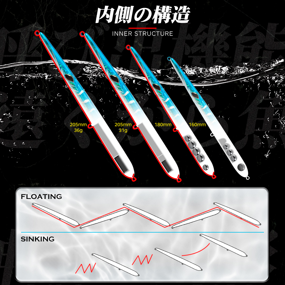 Hunthouse Needle Fishing Lure  - Fishing Lure Topwater のレビューと価格