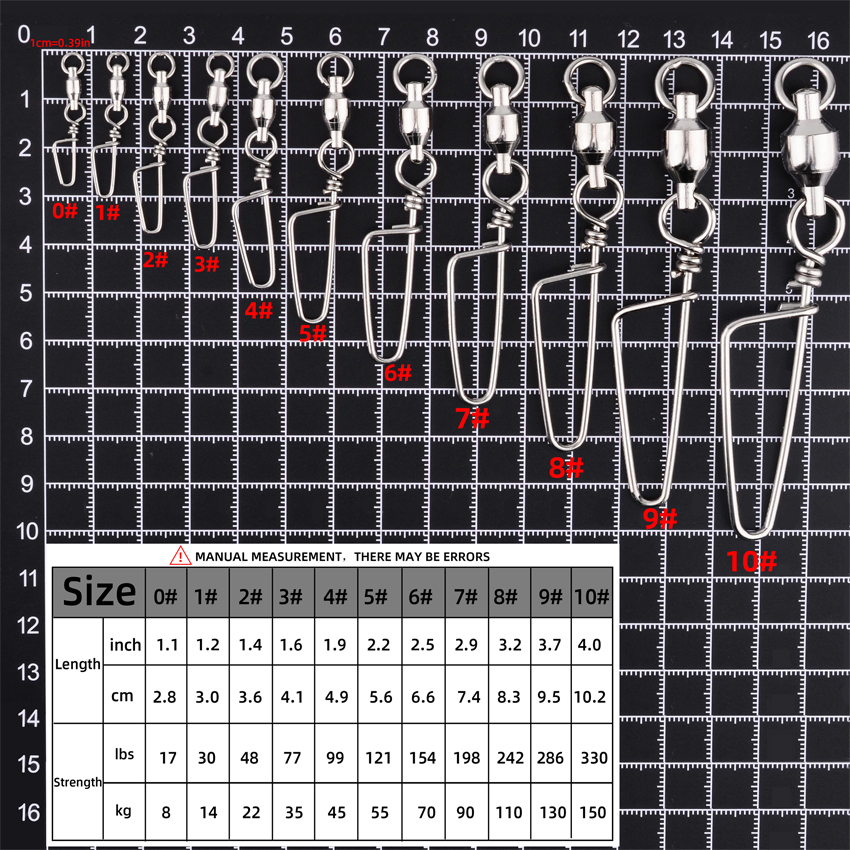 50pcs Fishing Ball Bearing Swi - Fishing Lure Box のレビューと価格