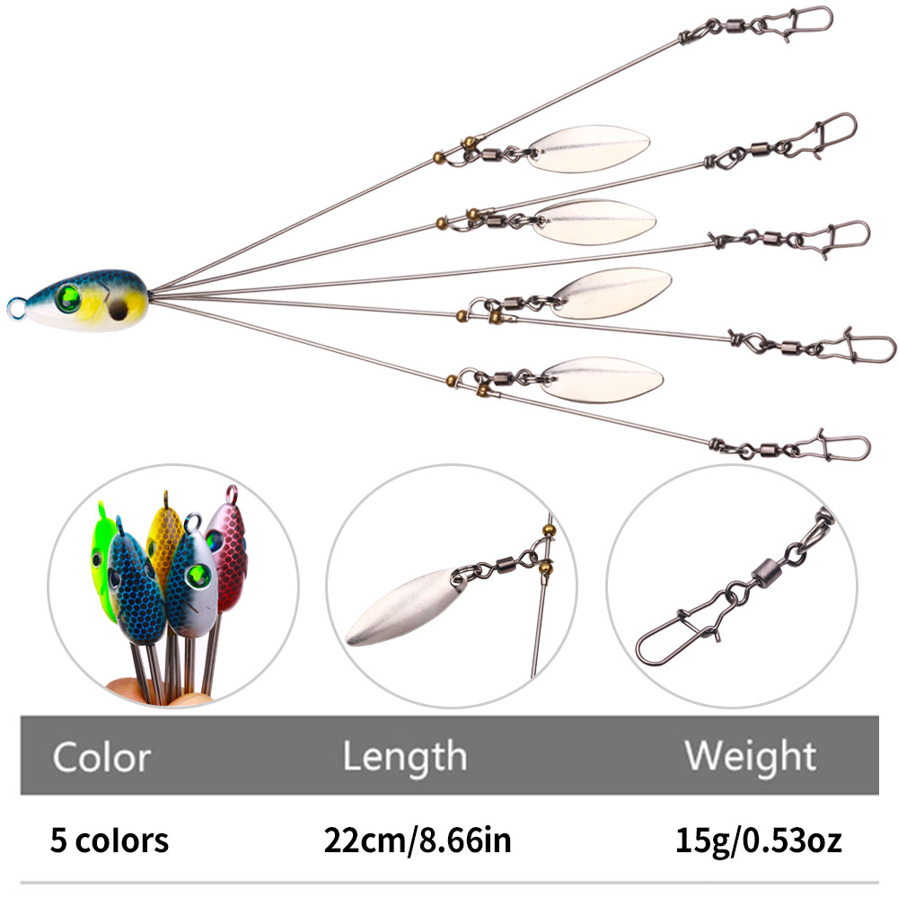 Alabama Rig Spinner Bait Umbre - Fishing Lure Blade Bait のレビューと価格