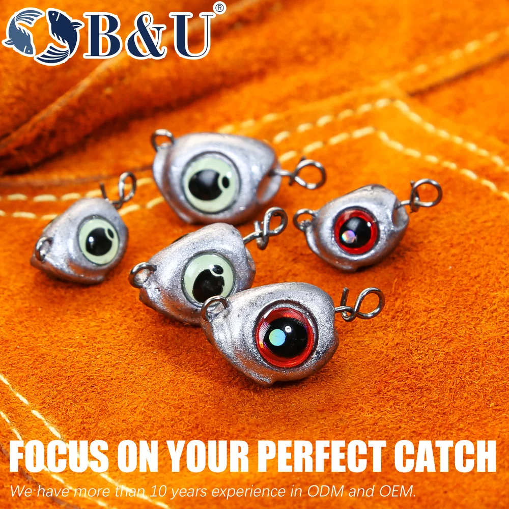 B&U Swing Jig head cheburashka - Fishing Lure Accessories のレビューと価格