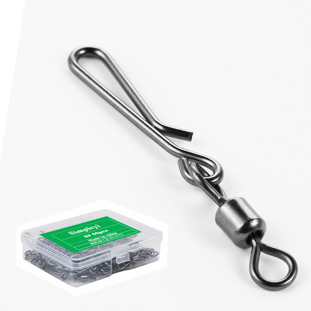 50pcs Box Rolling Swivel With  - Fishing Lure Box のレビューと価格